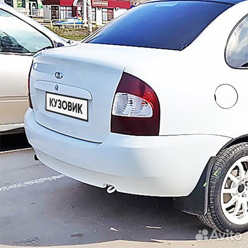 Бампер задний в цвет Лада Калина 1 ваз 1118