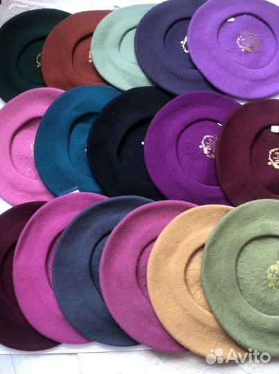 Берет шерсть 100