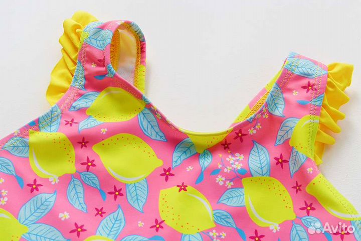 Розовый купальник для девочки 104 новый