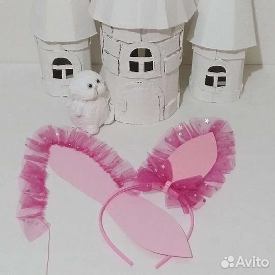 Ободок ушки зайки, кролика