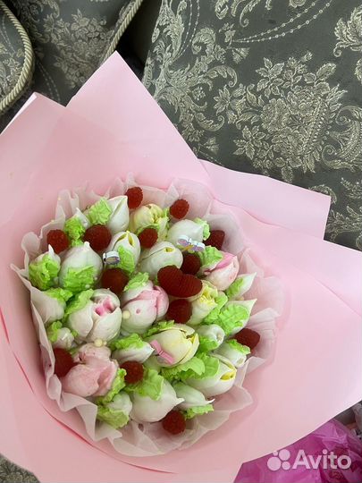 Зефирные букеты на заказ