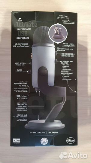 Микрофон студийный Blue Microphones Blue Yeti