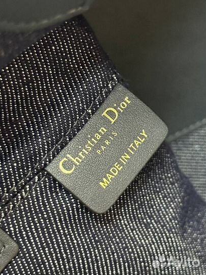 Dior сумка Toujours из жаккарда Denim Oblique