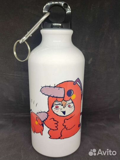 Кружка-фляжка спортивная с принтом новая