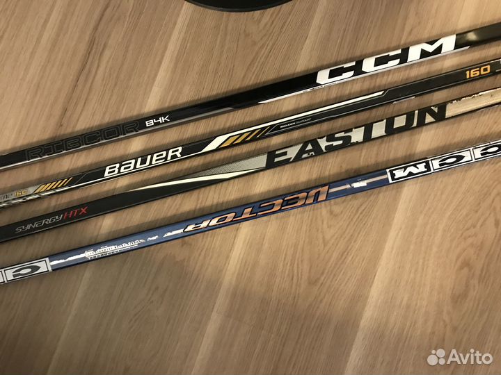 Клюшка хоккейная ссм, bauer, easton