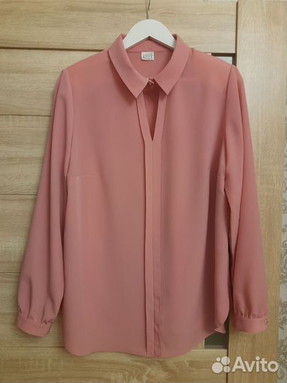 Блузка женская 50 52нежно розовая