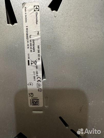 Варочная панель электрическая б/у Electrolux