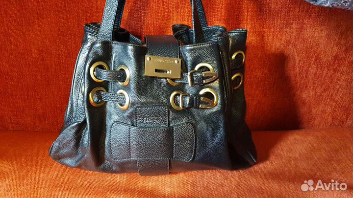 Сумка винтаж натуральная кожа Jimmy Choo. Оригинал