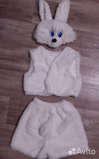 Прокат костюма зайчика на 2,3,4 года