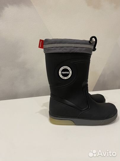 Резиновые сапоги с утеплением reima