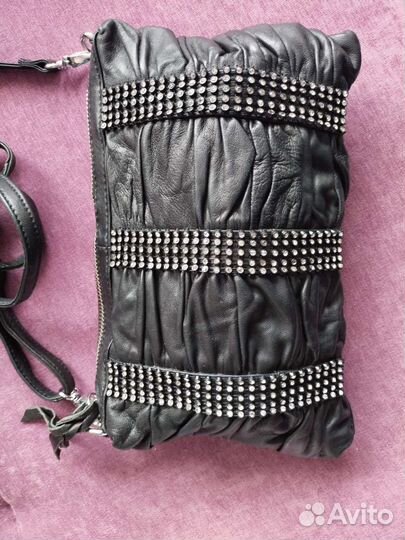 Сумка клатч натуральная кожа новая