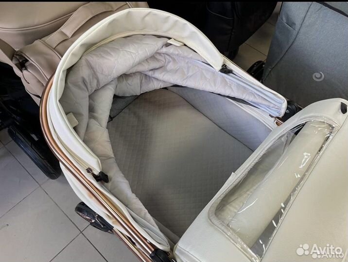 Коляска Dalux эко кожа 2 в1