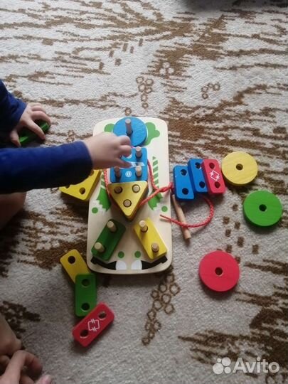 Развивающие деревянные игрушки