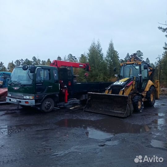 Услуги экскаватора погрузчика сат428 уборка снега