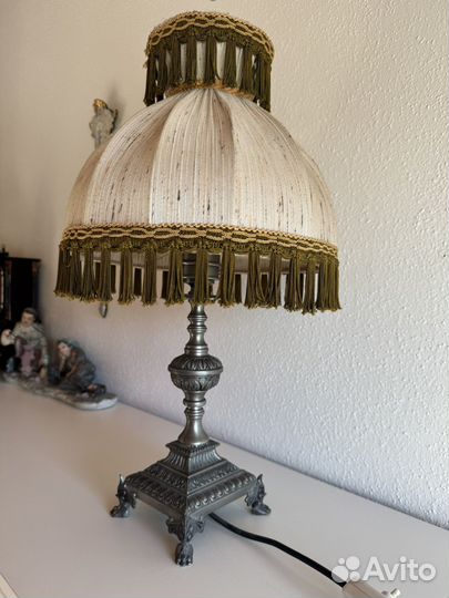 Настольная лампа олово германия