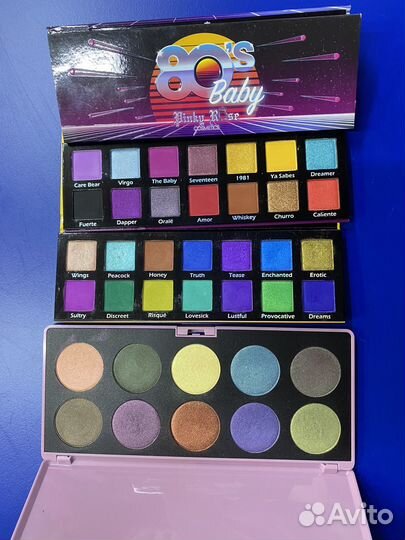 Палетки теней бронь