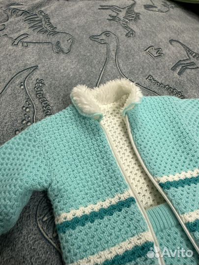 Вязаный костюм детский