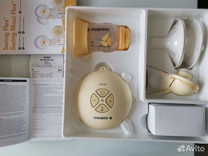 Молокоотсос электрический medela swing flex
