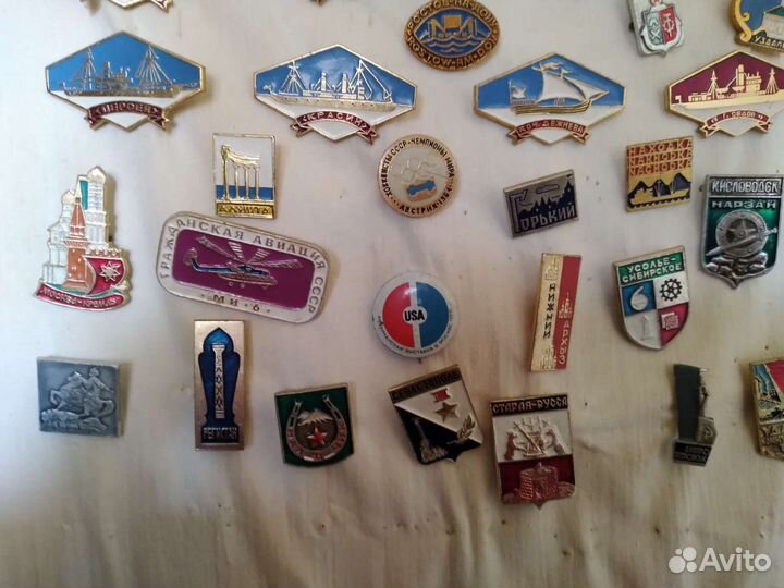 Значки металлические и тд