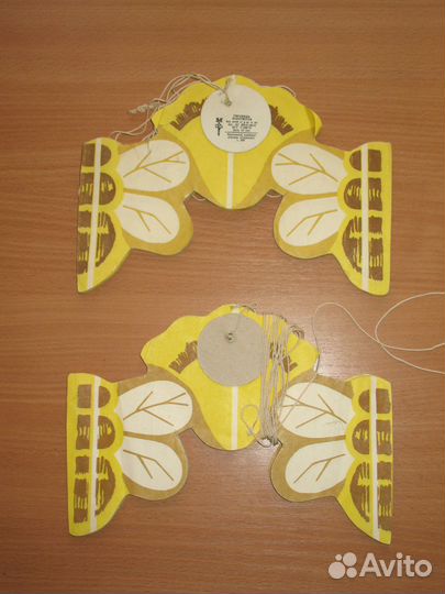 Новогодняя золотистая гирлянда СССР