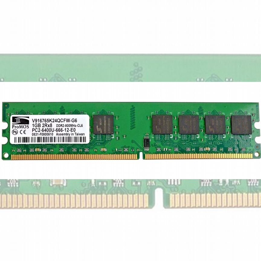 [V916765K24QCFW-G6] Оперативная Память Promos 1gb V916765k24qcfw-G6