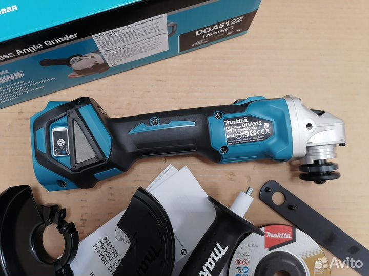 Ушм аккумуляторная Makita DGA512z