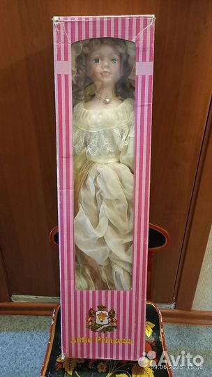 Кукла с деталями из керамики