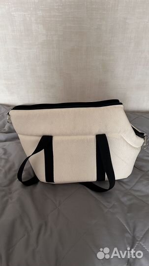 Сумка переноска для мелких животных эко кожа