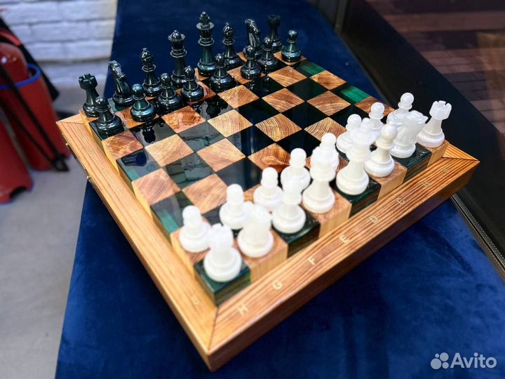 Шахматы из эпоксидной смолы