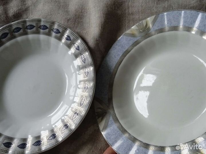 Набор тарелок с номерами, Япония