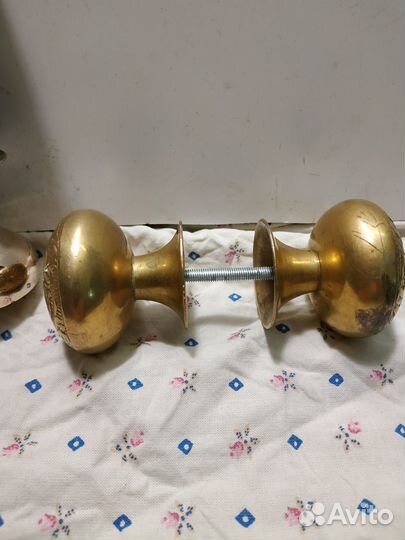 Ручки дверные латунь