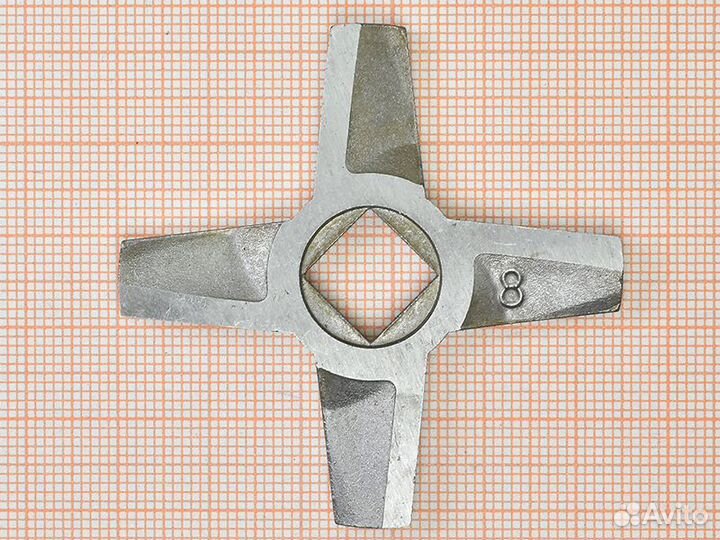 Нож для мясорубки Zelmer №8 Bosch 755472 двухсторо