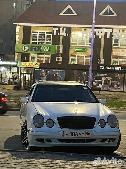 Передний бампер w210 рестайлинг
