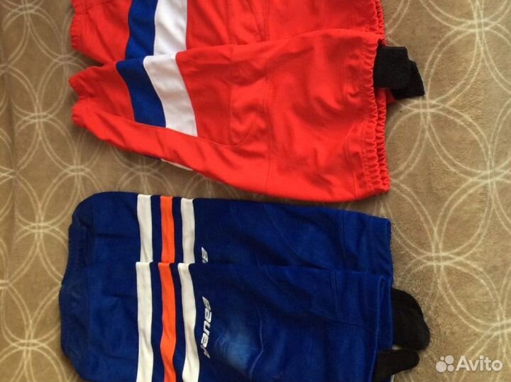 Хоккейные гамаши рост 145-155/Д-56см