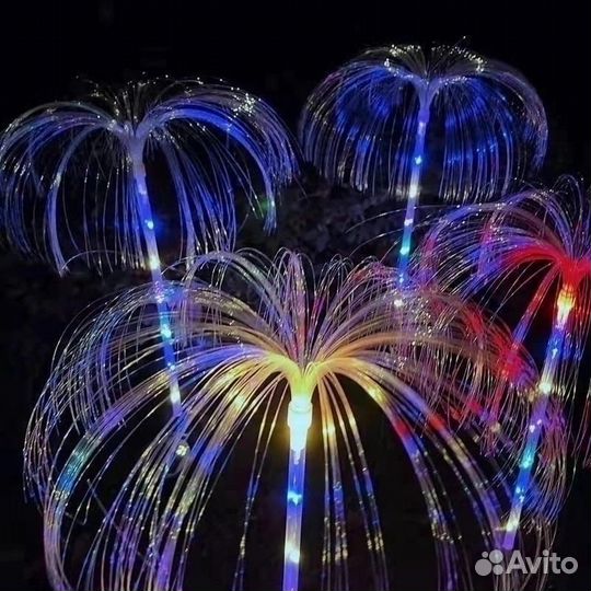 Гирлянда светодиодная - от солнца - фонтан