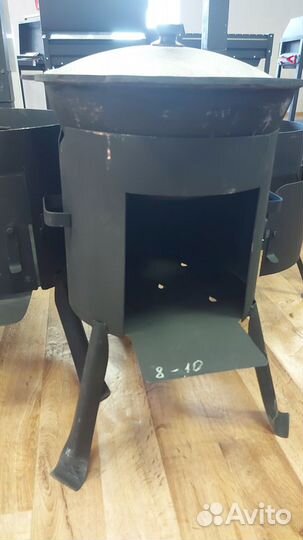 Казан с печью на 10 литров