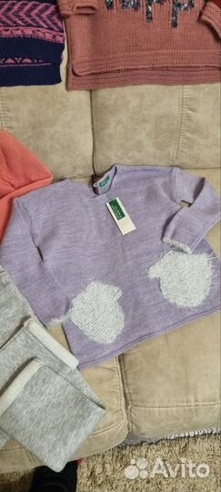 Вещи новые пакетом, m&s, benetton 110-116