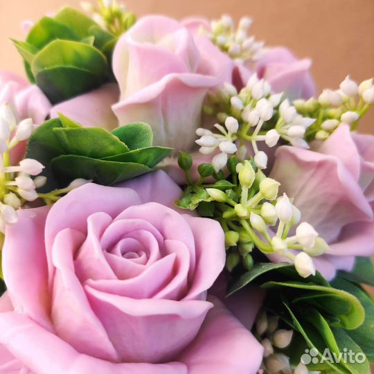 Букет цветов из мыла 