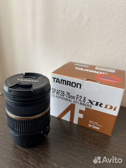 Объектив tamron 28-75 2.8 for canon