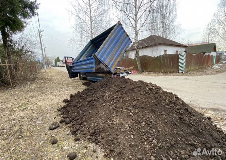 Перегной навоз с доставкой на газели