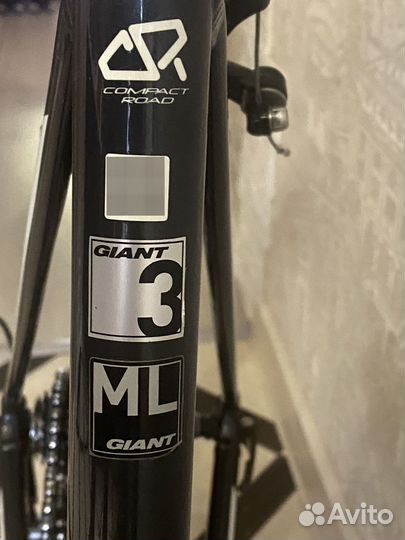 Шоссейный велосипед giant