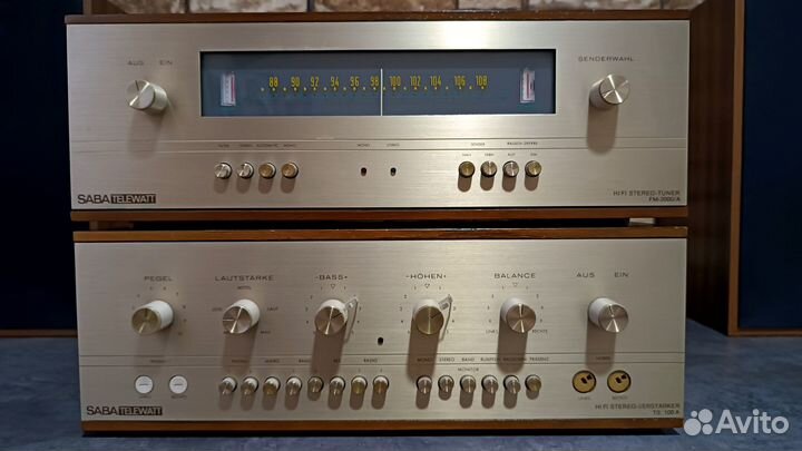 Saba Telewatt TC 100 A + тюнер FM-2000/A