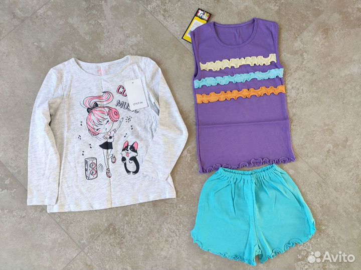 Новые вещи девочке 110-116 см