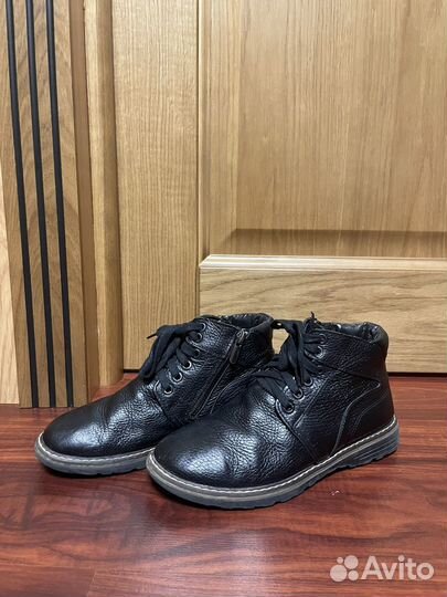 Зимние ботинки из нат. кожи для мальчика