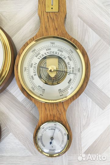 Немецкий Барометр, термометр и гигрометр-2 шт