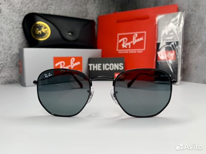 Очки Ray Ban Hexagonal черный
