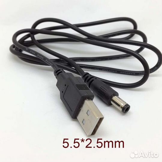 Новые, кабели питания с usb штекером