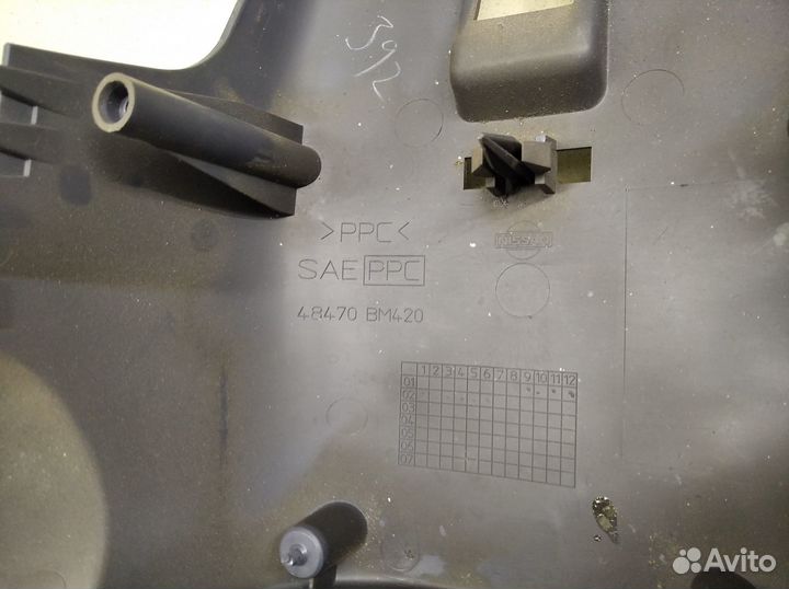 Кожух рулевой колонки нижний Almera N16 2000-2006