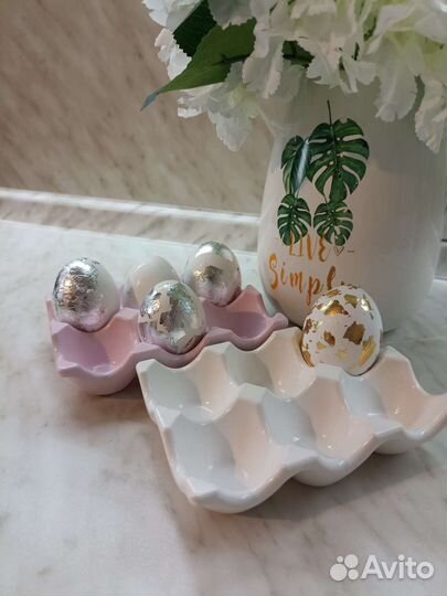 Подставка для яиц из гипса