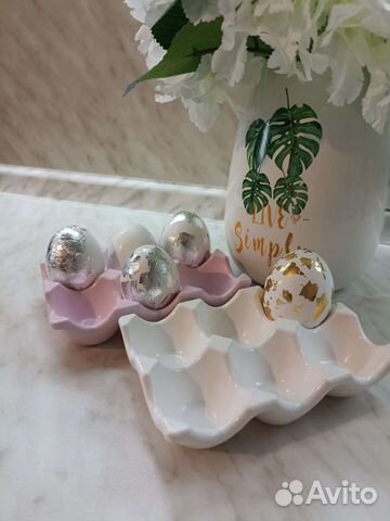 Подставка для яиц из гипса